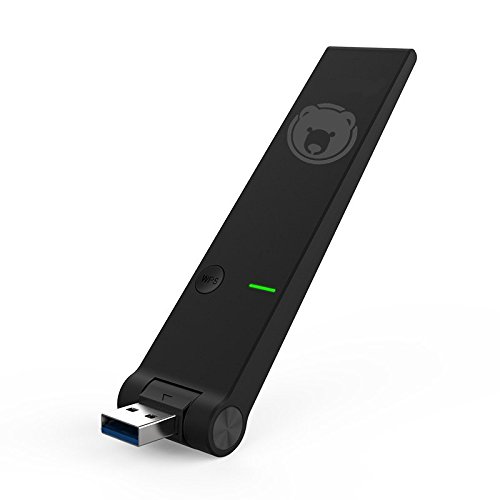 Bearifi BearExtender AC-Blaze 802.11ac AC1300 High Speed Dual Band USB Wi-Fi Adapter for Microsoft Windows PCs (Black) Bearifi BearExtender AC-Blaze 802.11ac AC1300 High Speed Dual Band USB Wi-Fi Adapter for Microsoft Windows PCs (Black)