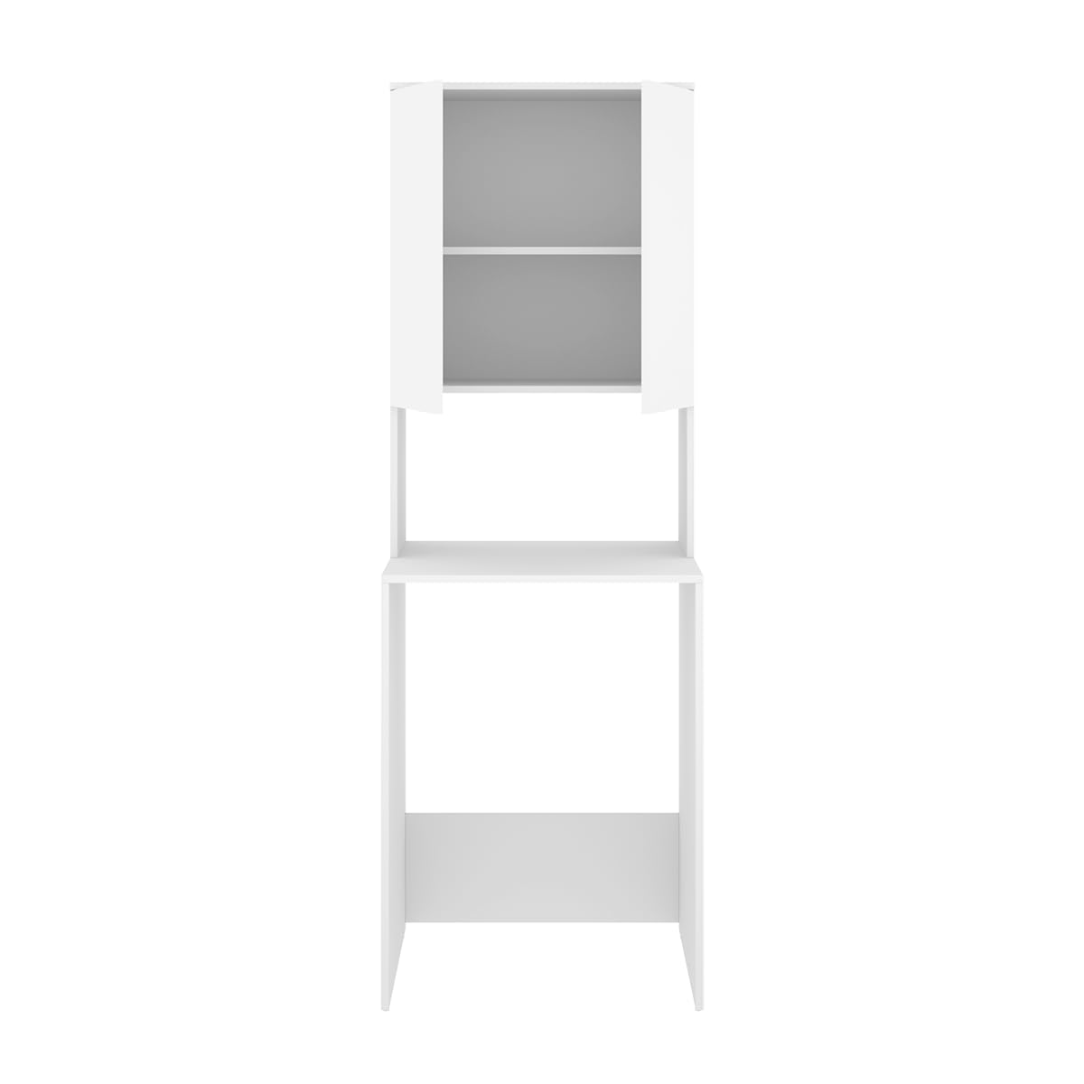 DEKIT - Mueble para Lavadora con ALTILLO 190x63,3x62cm - Blanco