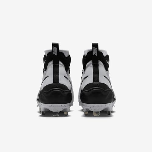Nike Nike Alpha Huarache NXT Men's Baseball Cleats (DJ6517-107, White/Pure Platinum/Black) Size 7.5