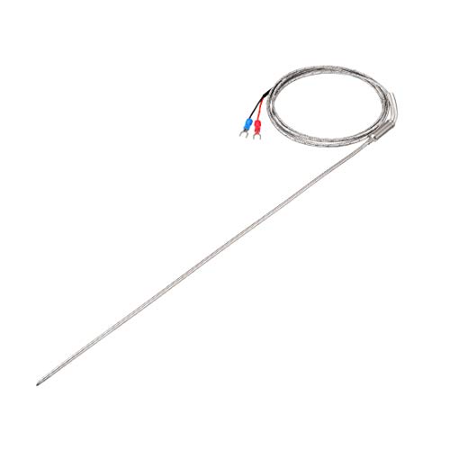 Sonde de température type K 3x300mm en acier inoxydable durable