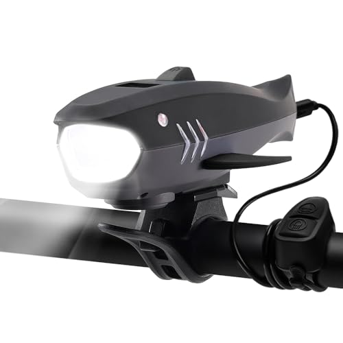 LESOVI Bike Horn with Light, 120dB Electric Bicycle Bell & 400LM Rechargeable...
