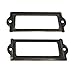 PDETVEO 30PCS 3.3 Inch Label Holders, Drawer Name Card Frame with Screws for Office Cabinet File Organization (Bronze）
