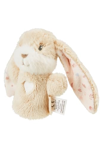 Sterntaler Fingerpuppe Hase Hanni - weiches Fingerspielzeug für Kinder - zum Erzählen, Kuscheln & zur Sprachförderung - Perfekter Spielkamerad & Geschenkidee - ideal unterwegs, Hellbraun