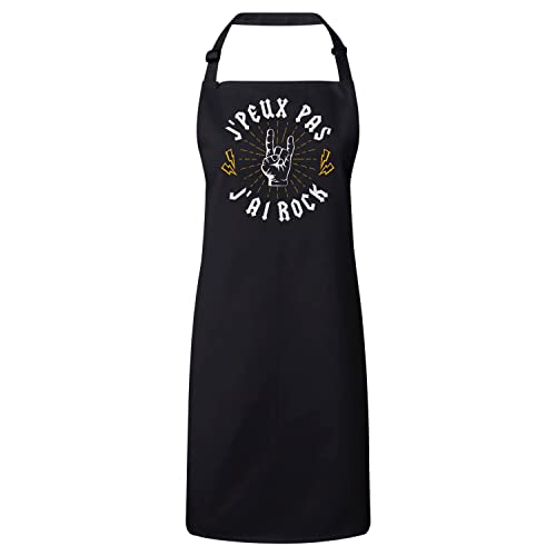 Tablier j'peux pas j'ai rock solution contre les taches en cuisine pour musicien