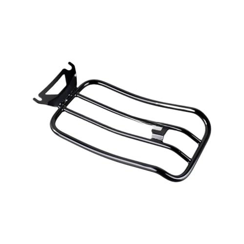 Porte-bagages moto arrière en acier chrome support robuste 97-15
