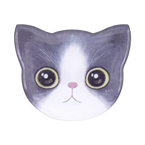 Catlady Cute cat Mirrors,Unbreakable Mirror,Stainless Steel Travel Mirror,Portable Makeup Mirror