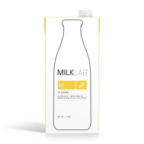 Image of MILKLAB Soy Barista Milk 1L | Plant-Based Milk for Cafe-Style Coffee at Home | Smooth & Creamy Soy Milk | Dairy-Free, Gluten-Free, Vegan | Fortified with Calcium | Perfect for Coffee Enthusiasts