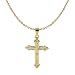 Produktbild Acalee Halskette orthodoxes Kreuz 333 / 8K Gold wunderschöner Halsschmuck für Frauen, elegante Geschenkidee aus Echtgold, 20-1219-42 42 cm