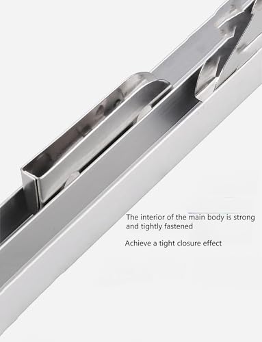 Riel de vidrio de aleación de aluminio premium para puertas de vitrinas de oficina 5
