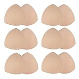 TopBine 6 Paires Coussinets de Soutien Gorge, Soutien-Gorge Inserts, Soutien-Gorge de Sport Amovible Soutien-Gorge, pour Maillots de Bain et Bikinis