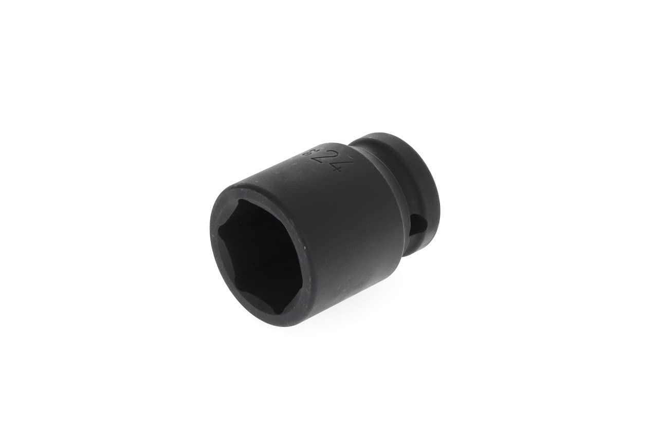 GEDORE Impact wrench socket, Socket, 1/2" 12.5 mm drive, Hex UD profile, SW 24 mm, Machine-operated, Automotive, K19 24