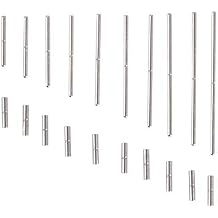 10 Types Watch Strap Watchband Tubes Pins Watch Repairing Tool Replacement Accessory, Watchband Tubes Pins, Watch Strap Tubes Pins, Watch Band Spring Bars Link Pins for Watch Repairing