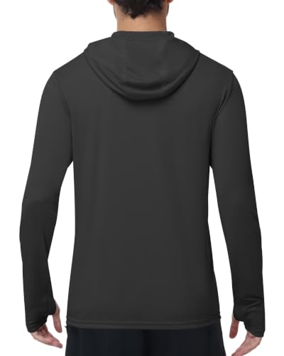 Image of Roadbox Men's UPF 50+ Zip Up Sun Hoodie, UV Protection Lightweight Jacket
