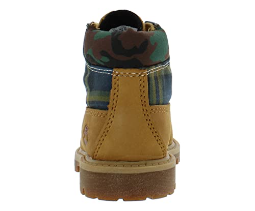 Image of Timberland Premium 6 in Wp L /F Infant /Toddler Shoes Size 5, Color: Wheat Nubuck-Orange