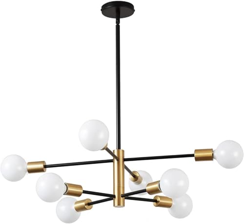 Lustre scandinave moderne et suspension LED E26 pour salon et chambre