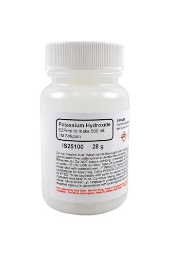 Innovating Science - Potassium Hydroxide (KOH) Concentrated EZ-PREP - Versatile Base for Scientific, Industrial, and Research Applications