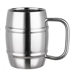 ハンドメイドステンレスジョッキ Amazon.co.jp: ビアジョッキ - グラス・タンブラー: ホーム