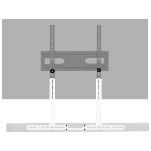 Image of WALI Sonos Arc TV Mount for Sonos Arc & Sonos Arc Ultra, Soundbar Mounting Bracket up to 22 lbs, 2 Installation Under or Above TV, Hidden Design, Hardware Kit Included, White (SON003T-W)