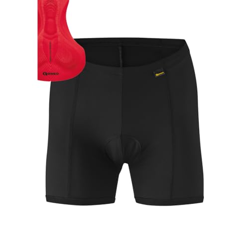 Gonso Sitivo U W, Pantalones de ciclismo para mujer, Se ajusta debajo de todos los culottes de ciclismo, Mallas con almohadilla de asiento Sitivo con elementos de Poron, Ajuste ceñido