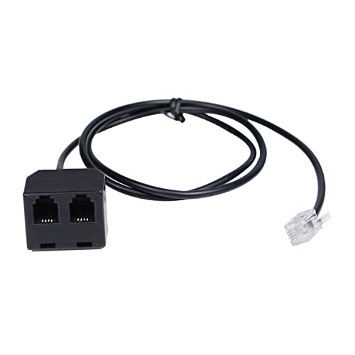 Image of Callez Telephone Training Adapter Y Splitter for RJ9 Headset or Handset | Phone Splitter Work for Cisco, Yealink, Avaya, Plantronics, Polycom, ShoreTel, NEC, Aastra, Nortel, Mitel and Other IP Phones