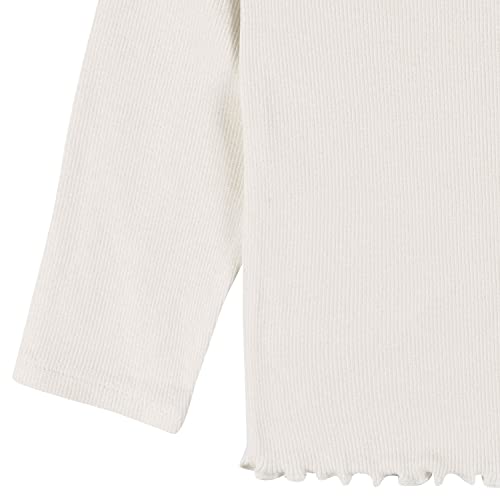 Gerber Baby Girl\'s Toddler 2-Pack Double Ruffle Long Sleeve Tops, Mustard Floral, 18 Months - Thumbnail 5