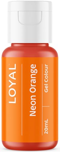 Image of Loyal Gel Food Coloring | Vibrant Color for Buttercream, Fondant, Royal Icing, Gum Paste, Marzipan and Cake Batter | Gel-Based Concentrated Food Dye - 20ml Neon Orange