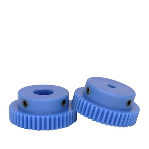 Engranaje de motor 1M-45T azul inyectado de alta densidad 12mm