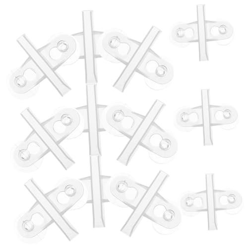 BCOATH 水槽用吸盤クリップセット 12個パック 水槽用仕切りホルダー 強力な吸引力で簡単に取り付けられます