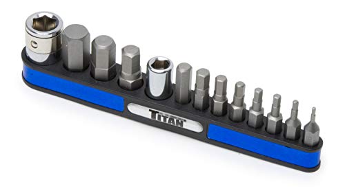 Titan 16112 Metric Hex Bit Set, 13 Piece (13 Piece Metric Hex Bit Set), Factory