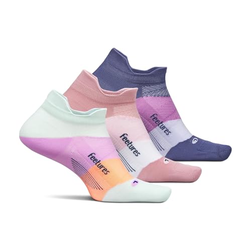 Image of Feetures Elite Light Cushion Mini Crew Sock - Sport Sock with Targeted Compression