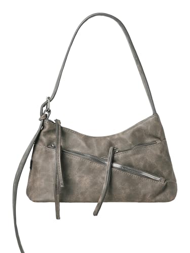 Sac en PU lavé JACK & JONES Jxsila, pochette bandoulière grise taille unique
