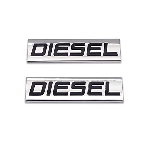 Insigne Diesel autocollant pour aile de voiture lot de 2 en métal