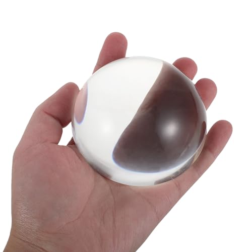 Sphère transparente en verre pour centre de table de mariage chic
