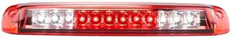 For 1999-2006 Chevy Silverado/GMC Sierra LED 3rd Third Brake/Cargo Light High Mount Lamp GMT800 Red (Electroplating Housing)