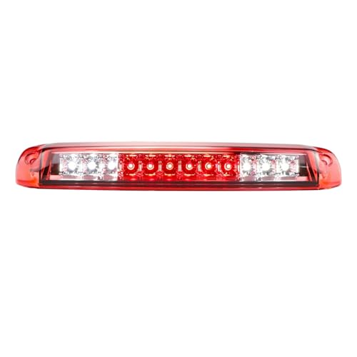 Tresound LED 3rd Third Brake Light for 1999-2006 Chevy Silverado/GMC Sierra Cargo Light High Mount Lamp, Red (Electroplating Housing)