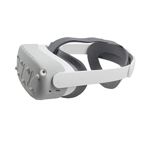 VR Helm Beschermende Shell VR Headset Beschermende Shell Compatibel voor Oculus Quest 2 Siliconen Case Schokbestendig… - Image 4