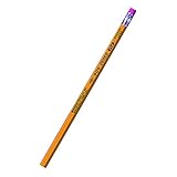 With metal ferrule and smooth eraser. Round wood cased pencils with erasers. Comes in pack of 12.