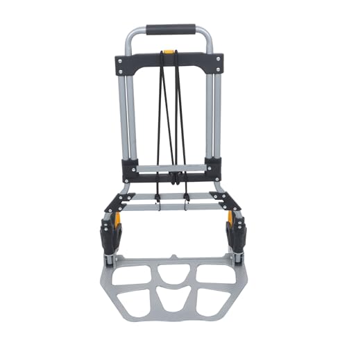 Carretilla plegable con ruedas de goma 7'' y mango telescópico miniatura 5