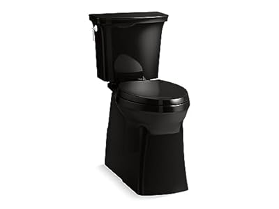 KOHLER Corbelle Tall Two-Piece Elongated Toilet With Skirted Trapway 1.28 Gpf