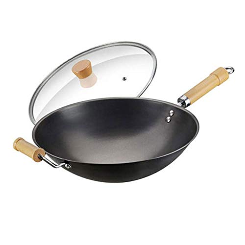 Black Wok Chef's Classic con Mango Auxiliar y Tapa