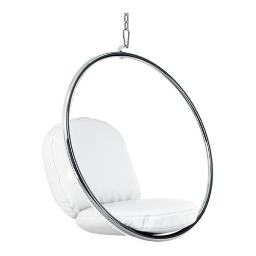 Aron Living Clear White Bubble Chair