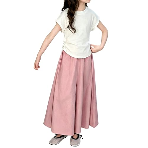 Conjunto de camiseta y falda para niña y ropa de verano para niños cómoda