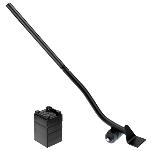 QWORK Furniture Lifter Tool, Appliance Furniture Metal Lifters for Heavy Furniture Movers Sliders Easily (1 Lifter & 4 Heightening Block)