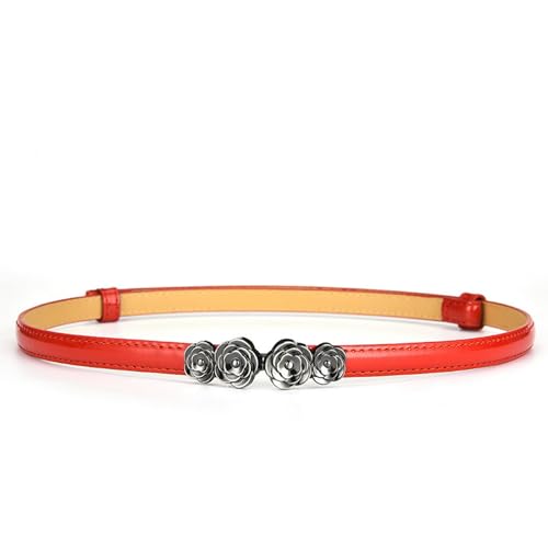 Ceinture fine vintage à boucle rose, sublimez votre féminité avec élégance