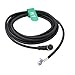 HangTon M12 A Code 8 Pin Female Right Angle Shielded Cable to Open Wire 24awg for Actuator Sensor Signal Industrial Controls Automation, Device Network DeviceNet, CANopen, IO Link, Profibus 3m