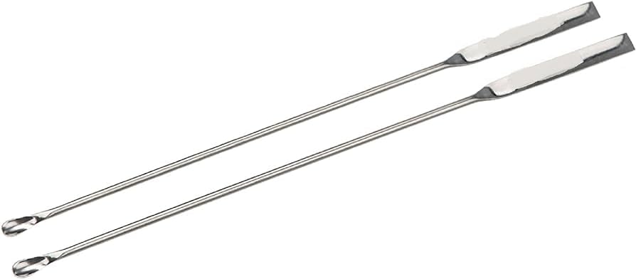 Sms Micro Spatula Stainless Steel - Ideal for Laboratory and Scientific Use | One Side Spoon and One Side Flat 8" | pack of -2 (B0D6GN3QQC) Amazon Price History, Amazon Price Tracker