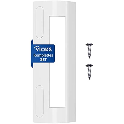 VIOKS Kühlschrank Griff Universal 200x70x45mm & Weißer Türgriff Set mit Befestigungsabstand 82-163mm für Bosch Kühlschrank mit Gefrierfach & Siemens Gefrierschrank/Ignis Kühlschrank Zubehör Cover