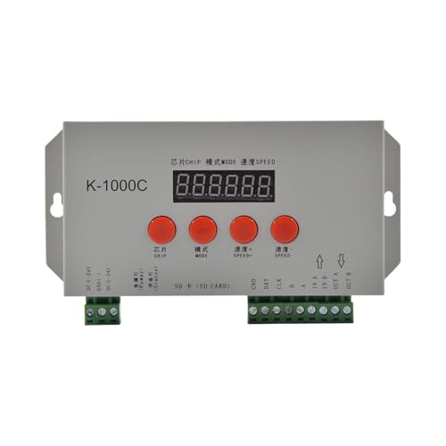 Contrôleur polychrome programmable par carte SD pour bande lumineuse LED