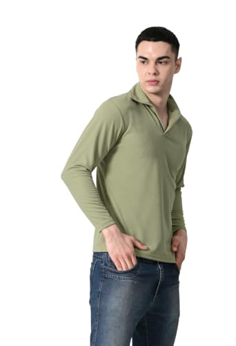 Image of Men Polo Collar Neck Full Sleeve's Tshirt