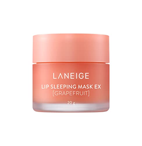 Image of Laneige Lip Sleeping Mask EX | Moisturizing Lip Treatment with Vitamin C + Shea Butter for Soft Hydrated Lips | Overnight Repair | Lip Balm For Dry Chapped Lips| Lasting Hydration | GrapeFruit |20Gm